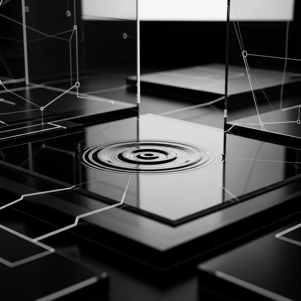 Payment Reminders: cinematic monochrome illustration